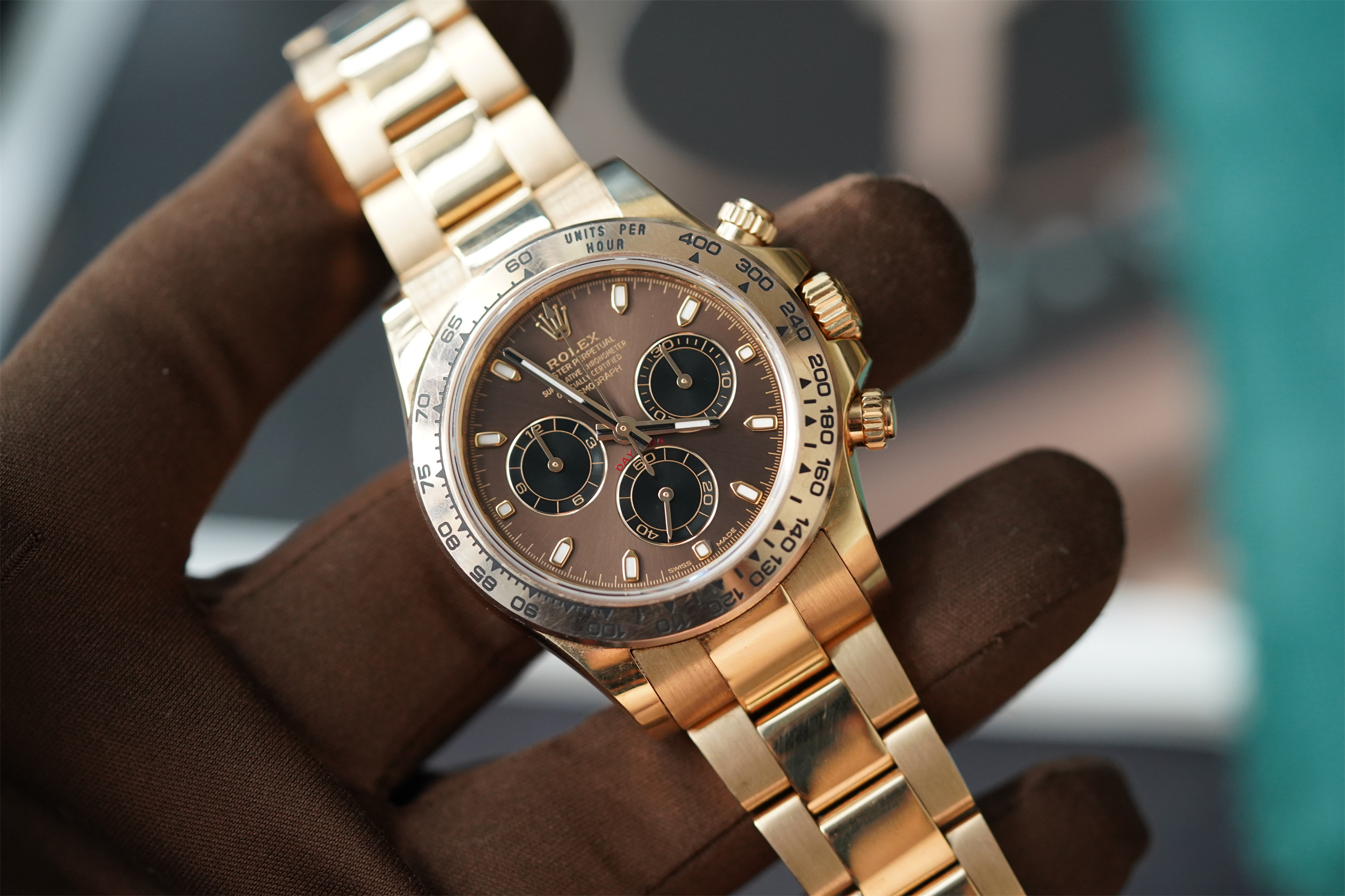 劳力士迪通拿116505 18K纯金CNC工艺实拍