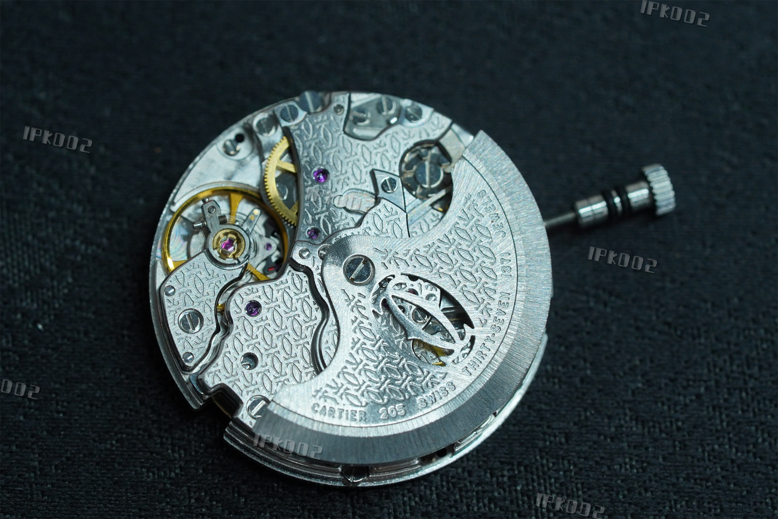 卡地亚1185机芯，原装进口洗花版本