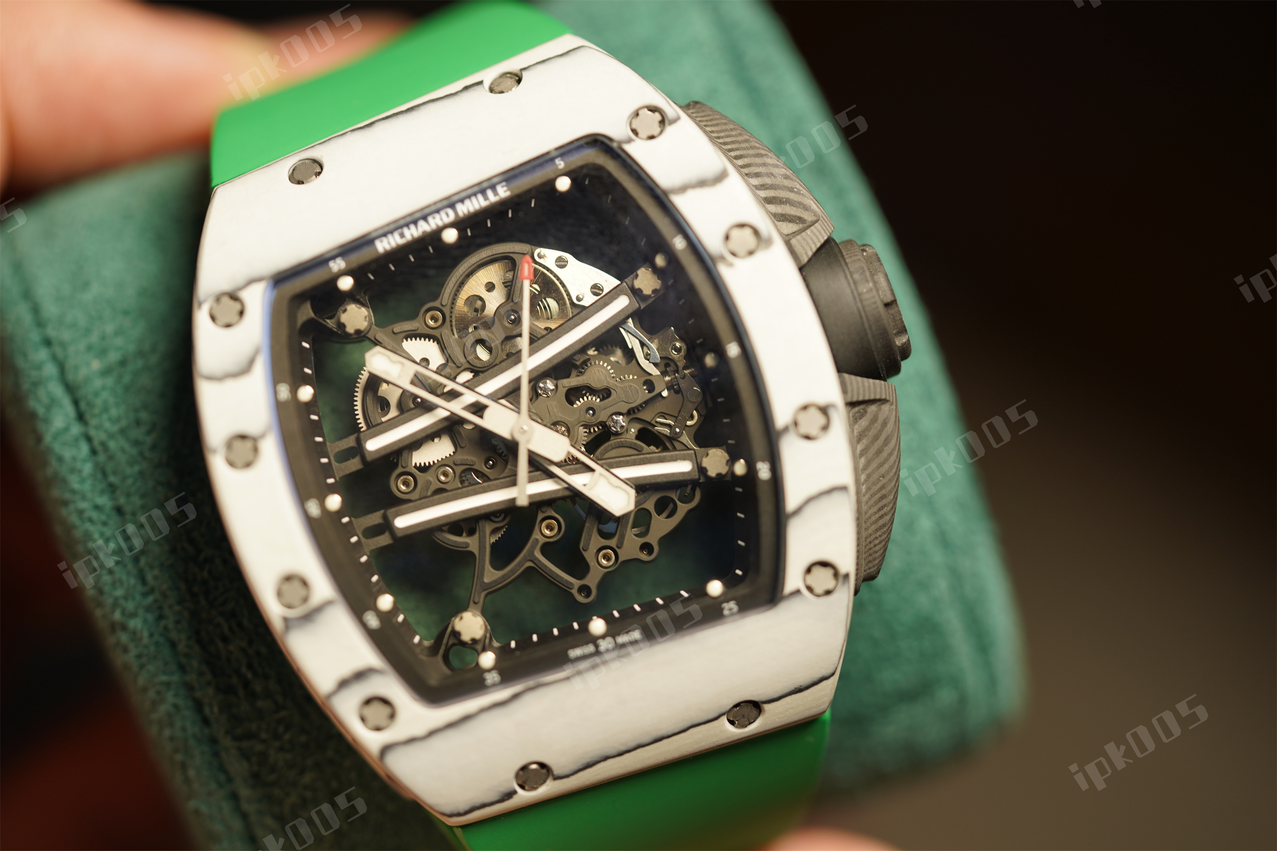 理查德米勒RM61-01NTPT白色碳纤维腕表顶配原装机芯升级